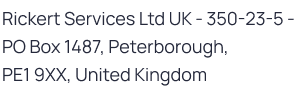 UK GDPR Representative Address